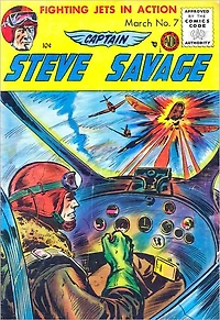 Captain Steve Savage Number 7 War Comic Book
