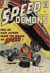 Speed Demons Number 10 Car Comic Book