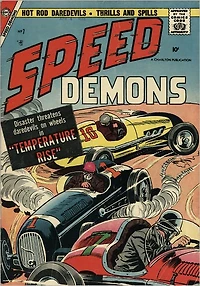 Speed Demons Number Car Comic Book