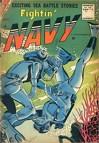 Fightin Navy Number 77 War Comic Book