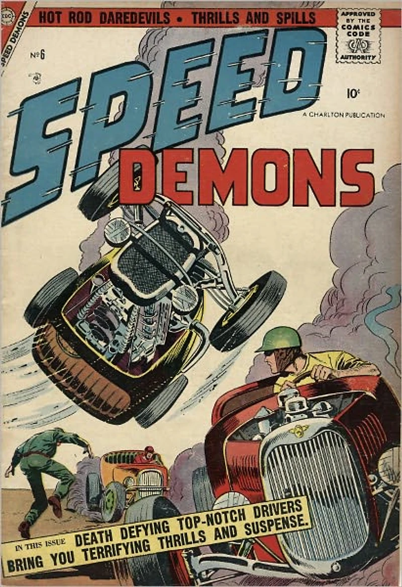 Speed Demons Number 6 Car Comic Book