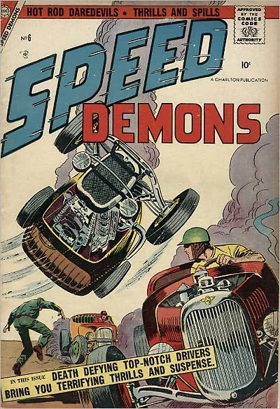 Speed Demons Number 6 Car Comic Book