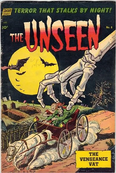 Unseen Number 8 Horror Comic Book
