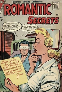 Romantic Secrets Number 11 Love Comic Book