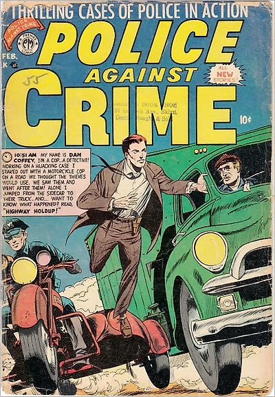 Police Against Crime Number 6 Crime Comic Book