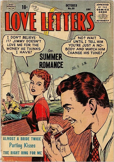 Love Letters Number 50 Love Comic Book