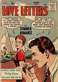 Love Letters Number 50 Love Comic Book