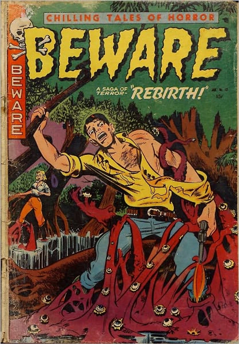 Chilling Tales Of Horror Beware Number 13 Horror Comic Book