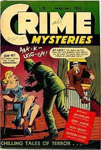 Crime Mysteries Number 1 Crime Comic Book