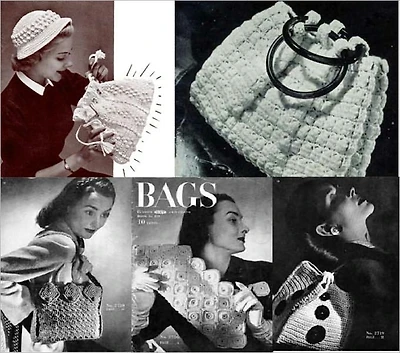 Patrones de bolso de Crochet Vintage favorita