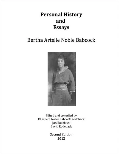Personal History and Essays