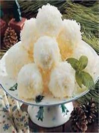 COCONUT ICE CREAM SNOWBALLS Recipe ~ ** SUPER EASY ** DO AHEAD **