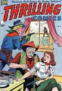 Thrilling Comics Number 78 Western Comic Book