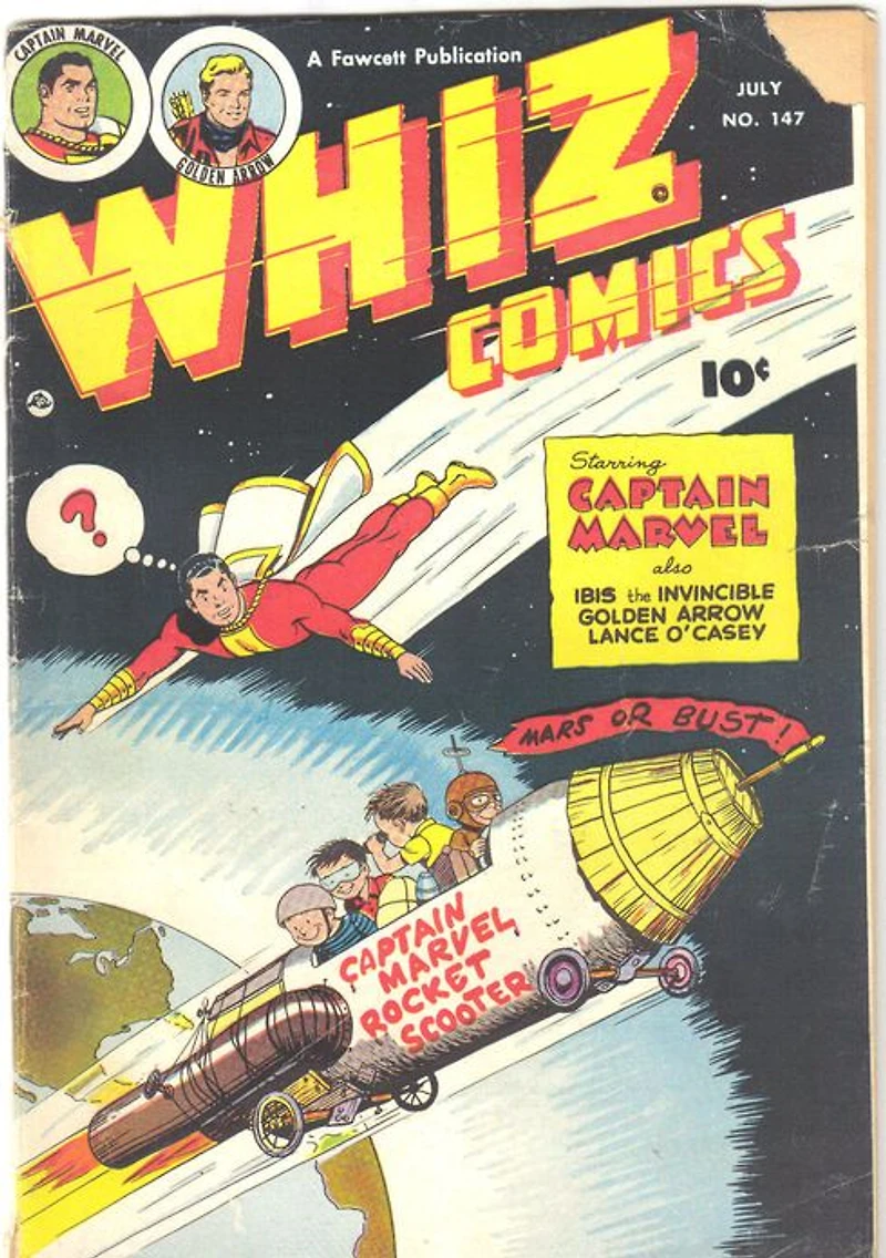 Whiz Comics Number Super-Hero Comic Book