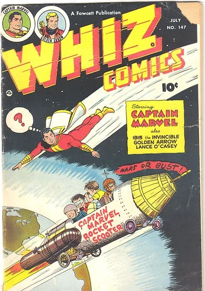 Whiz Comics Number Super-Hero Comic Book