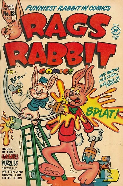 Rags Rabbit Number 13 Childrens Comic Book