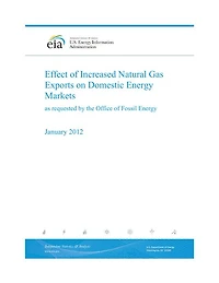Effect of Increased Natural Gas Exports on Domestic Energy Markets