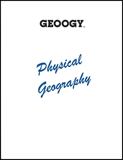 Geoogy Physical Geography