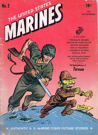 US Marines Number 2 War Comic Book
