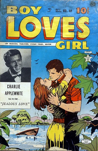 Boy Loves Girl Number Romance Comic Book