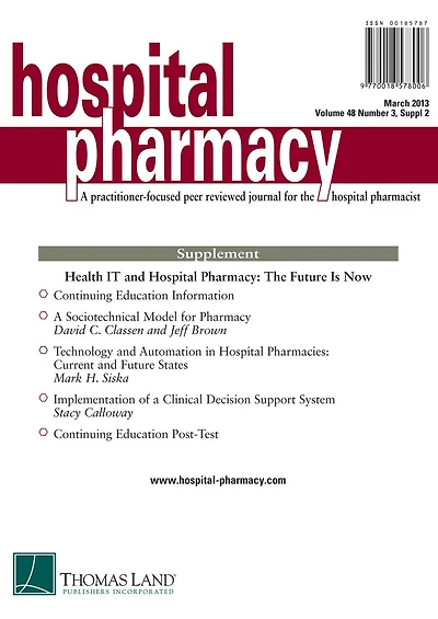 Health IT and Hospital Pharmacy: The Future Is Now