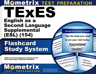 TExES (154) English as a Second Language Supplemental (ESL) Exam Flashcard Study System