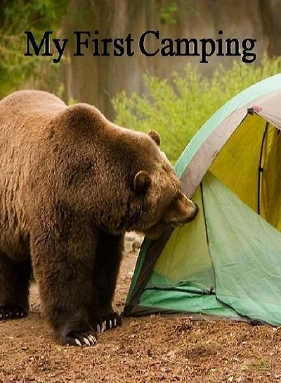 My First Camping - Campfire with a lot of fun, tasty food and drink....(Boy and Girl Scout)