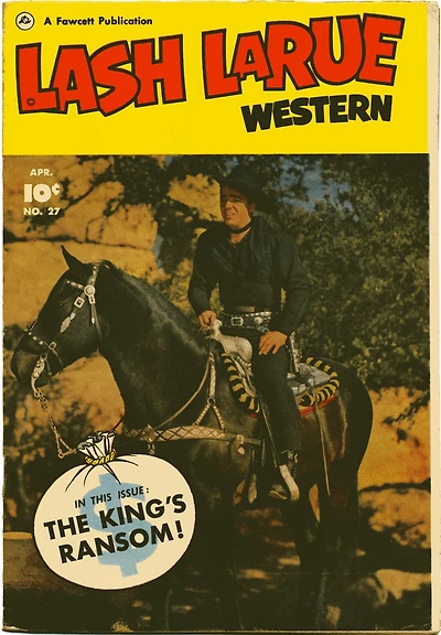 Lash LaRue Number 27 Western Comic Book