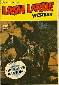 Lash LaRue Number 27 Western Comic Book