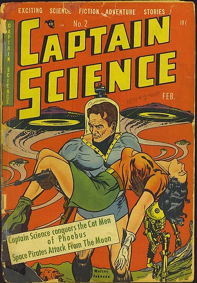 Captain Science Number 2 Superhero Comic Book
