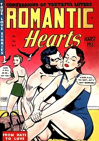 Romantic Hearts Number 3 Love Comic Book