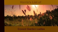 Harris's List of Covent Garden Ladies