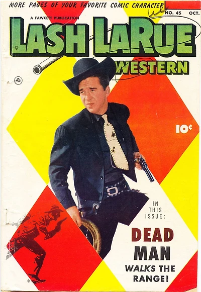 Lash LaRue Number 45 Western Comic Book