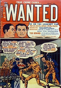 Wanted Comics Number 44 Crime Comic Book