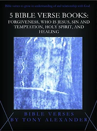 5 Bible Verse Books: Forgiveness, Who is Jesus, Sin and Temptation, Holy Spirit, and Healing