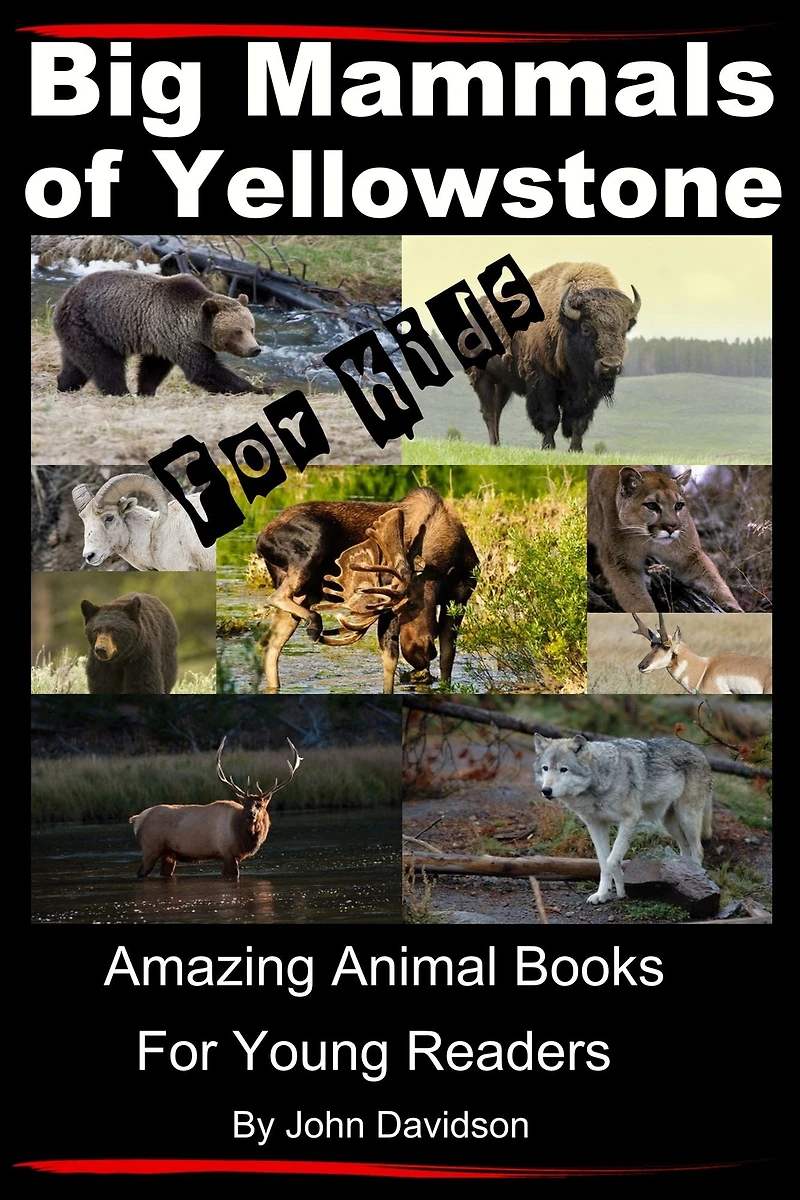 Big Mammals Of Yellowstone for Kids: Amazing Animal Books Young Readers