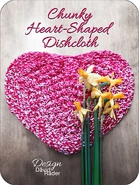 Chunky Heart-Shaped Knitted Washcloth Knitting Instructions