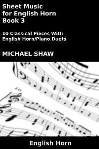 Sheet Music for English Horn: Book 3