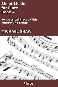 Sheet Music for Flute: Book 4