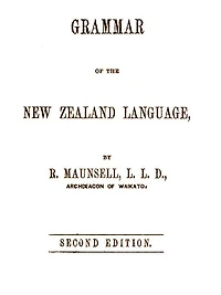 Grammar of the New Zealand language (2nd edition)