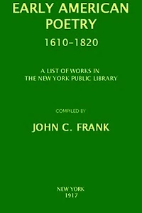 Early American Poetry 1610-1820
