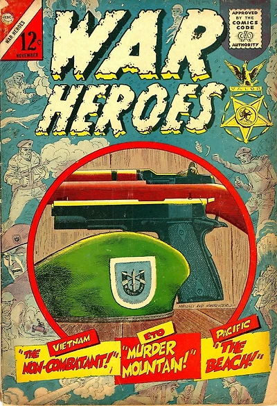War Heroes Number 16 War Comic Book