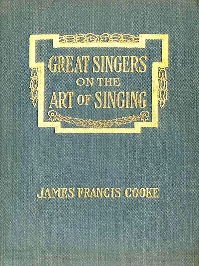 Great Singers on the Art of Singing