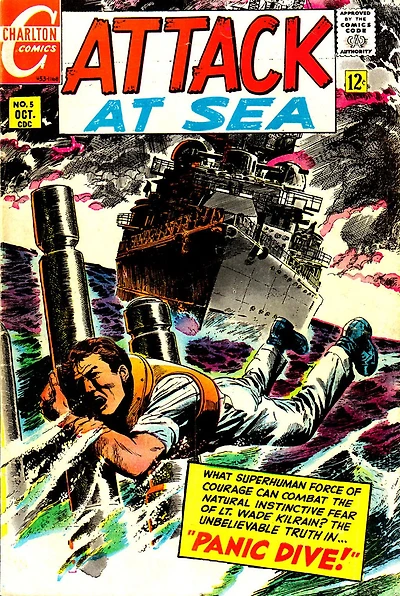 Attack at Sea Number 5 War Comic Book