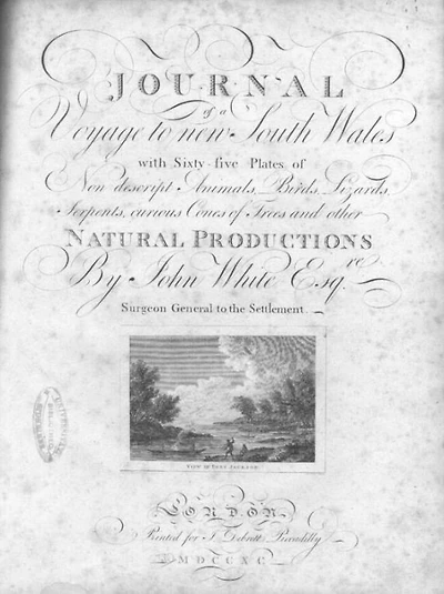 Journal Of A Voyage To New South Wales [ By: John White ]