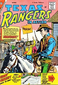 Texas Rangers in Action Number 18 Western Comic Book