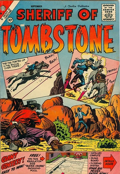 Sheriff of Tombstone Number 5 Western Comic Book