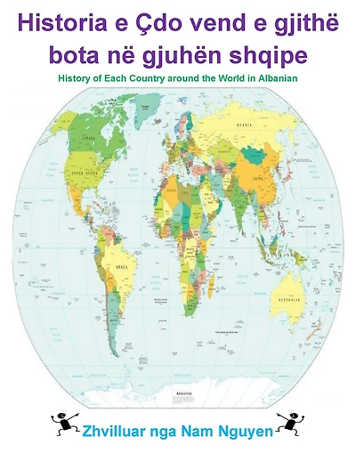 History of each Country around the World in Albanian