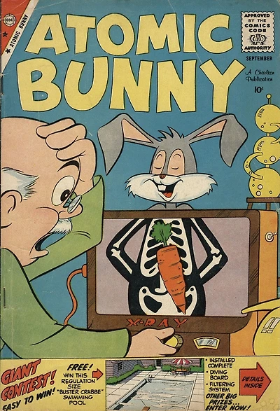 Atomic Bunny Number 18 Childrens Comic Book