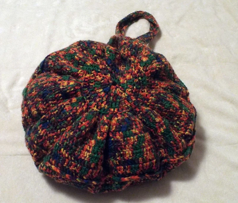 Round Crochet Tote Bag Pattern